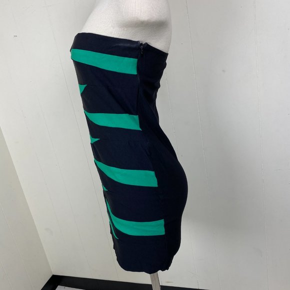 Joyce Leslie Black & Green Bodycon Dress Large - Picture 4 of 6